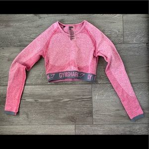 Gym shark long sleeve crop